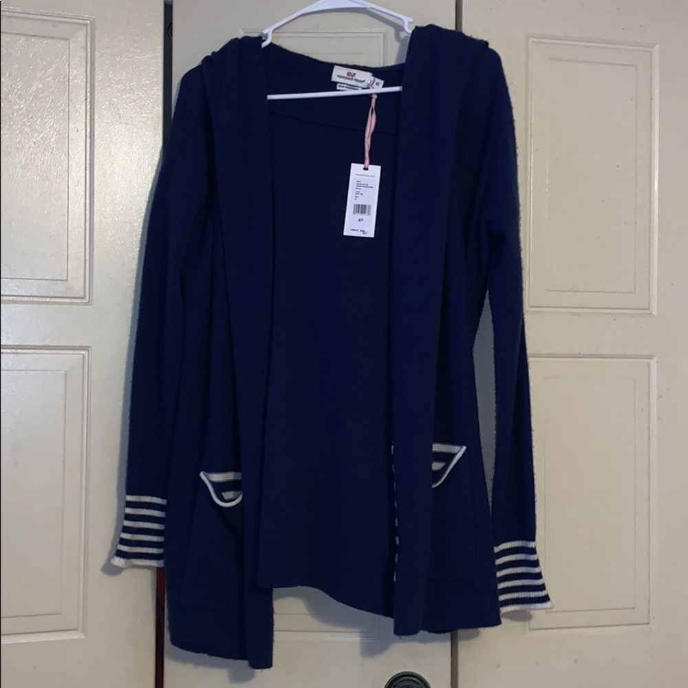 NWT Vineyard Vines Hood Open Cardigan